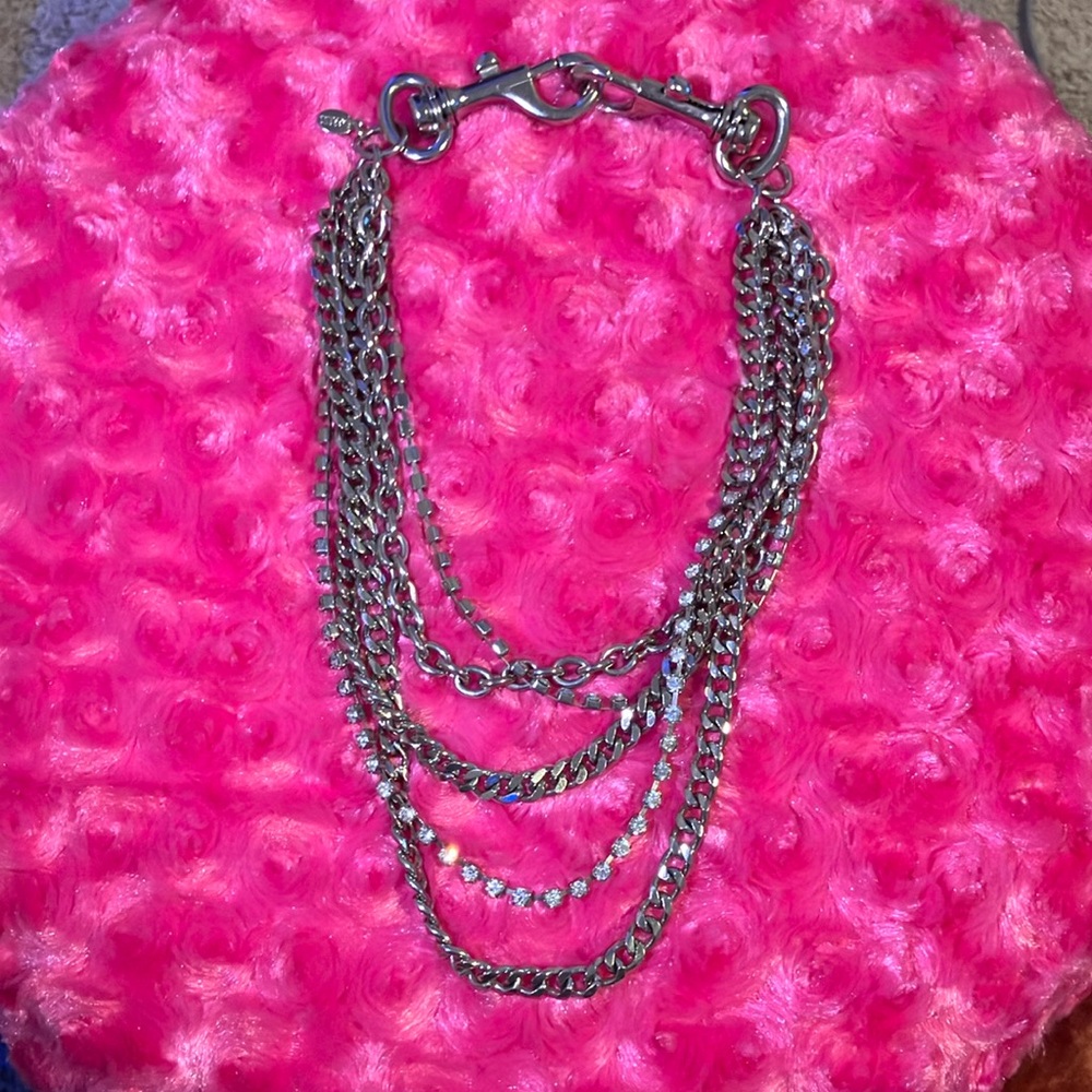 Chic Multi-Layer Silver Necklace